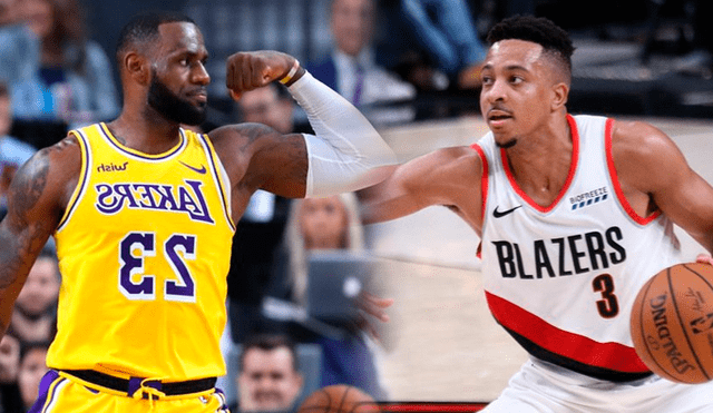 NBA: Portland Trail Blazers derrotó a Los Angeles Lakers en el debut de LeBron James [VIDEO]