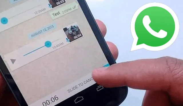 Desliza para ver cómo pasar un audio de WhatsApp a texto. Foto: Androide Libre.