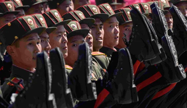 Corea del Norte celebra desfile sin misiles intercontinentales 