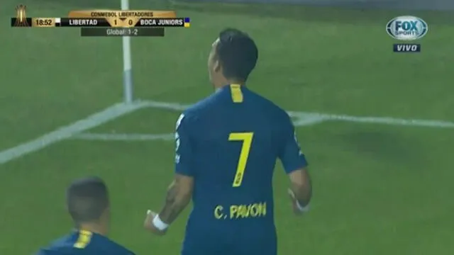 Boca Juniors vs Libertad: El golazo de Cristian Pavón que puso el 1-1 [VIDEO]