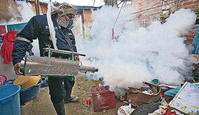 Proyectan fumigar 60 mil viviendas en Piura para evitar rebrote del dengue