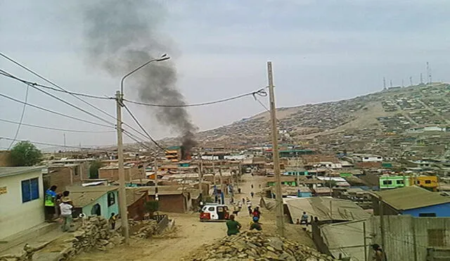 Ventanilla: Se registró un incendio en asentamiento humano 