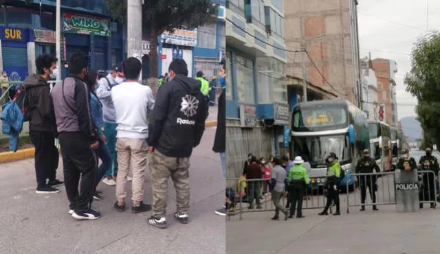 Se quedaron esperando durante varias horas desde las 5 am. El bus nunca apareció. Foto: Cortesía