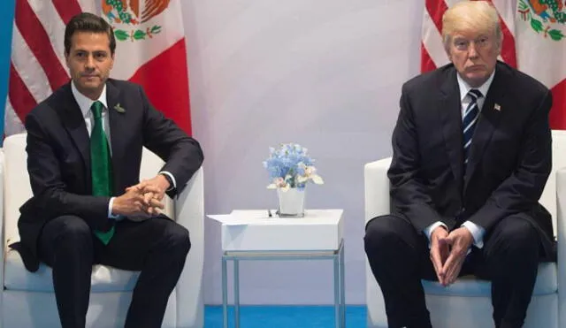 Trump reitera frente a Peña Nieto que México debe pagar el muro fronterizo