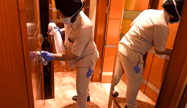 Hoteles de lujo de Nueva Delhi se convierten en centros para pacientes con coronavirus. Foto: AFP