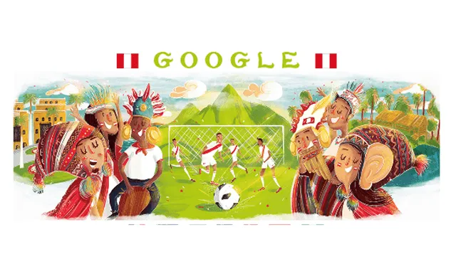 Mundial de fútbol: selección peruana es homenajeada por Google con doodle 
