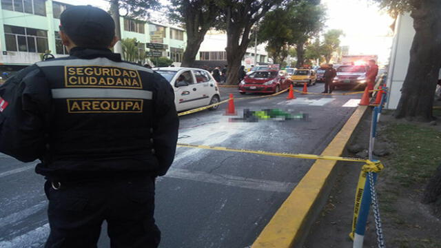 Arequipa: un muerto y un herido en accidente de tránsito