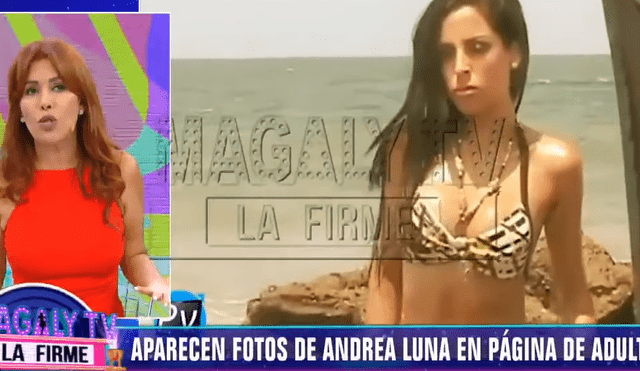 Andrea Luna denuncia filtración de fotografías en sitio web para adultos [VIDEO]