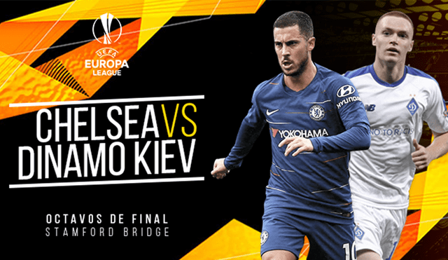 Chelsea goleó 3-0 a Dinamo Kiev por los octavos de final de la Europa League [RESUMEN]