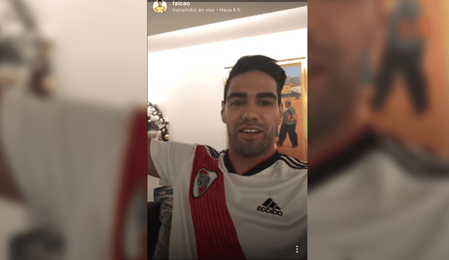 River Plate vs Boca Juniors: Radamel Falcao celebró la victoria del 'Millonario' como el más grande hincha [VIDEO]