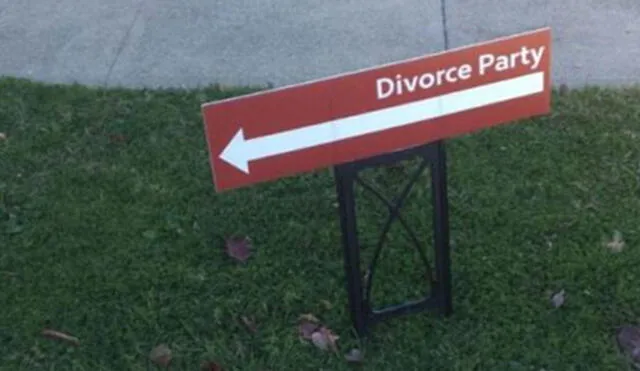 Twitter: la particular fiesta de divorcio de una pareja que dio la vuelta al mundo | FOTOS