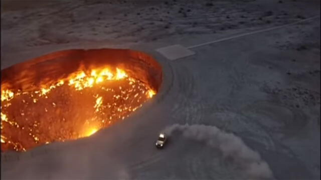 La Puerta del Infierno mide 69 metros de ancho y 30 de profundidad. Foto: Difusión.