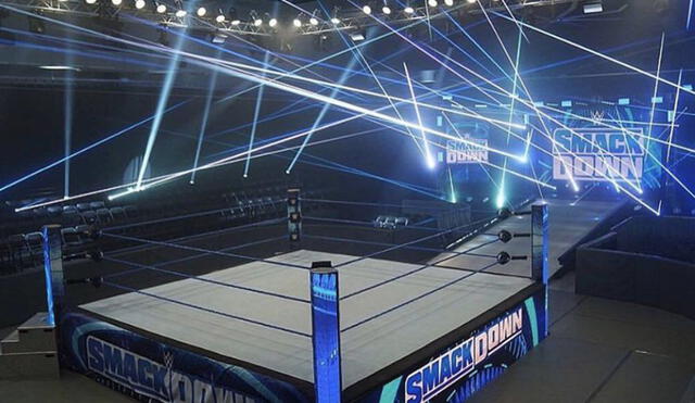 El Performance Center de Orlando, escenario del WWE Smackdown, solo albergó a los luchadores que participaron en el show. Foto: WWE.