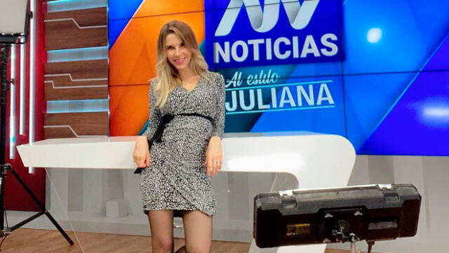 La periodista dejó un mensaje por sus primeros 8 meses en ATV Noticias al estilo Juliana. Foto: Instagram