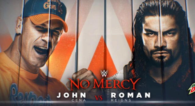 WWE: John Cena y Roman Reigns se enfrentarán en evento No Mercy 2017