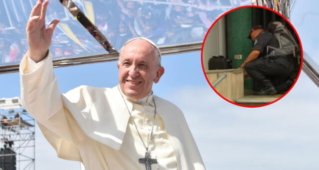 Papa Francisco en Perú: misteriosa maleta alarma en Nunciatura [VIDEO]