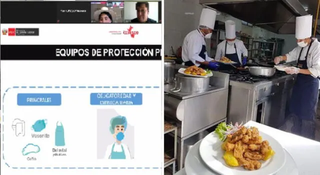 De manera remota, capacitaron a propietarios de restaurantes en Puno.