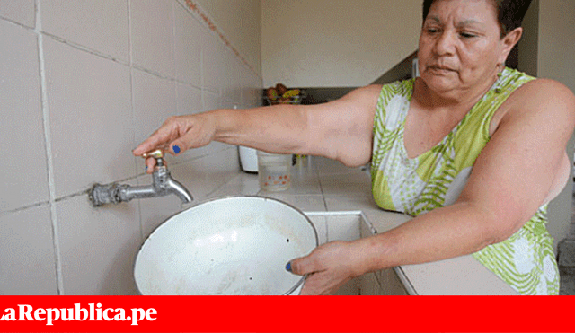 Sedapal: Este jueves habrá recorte de agua en Pueblo Libre