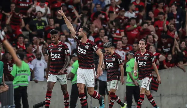 Flamengo le propinó una verdadera paliza a Gremio y  volverá a jugar la final de la Libertadores después de 38 años. Foto: EFE.