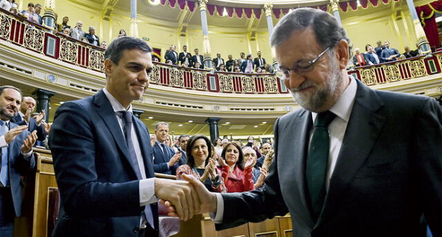La caída de Rajoy y el ascenso de Sánchez
