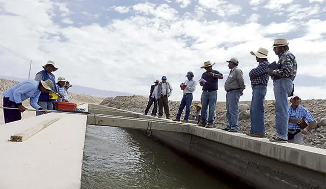 Agricultores de Majes plantean construcción de represa para no usar canales