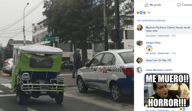 Viral Facebook: Pobladores de San Isidro se quejan de mototaxi y son 'troleados' [FOTOS]