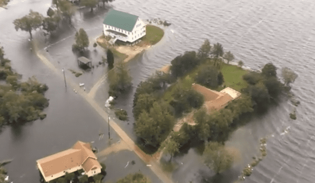 EE.UU.: huracán Florence inunda Carolina del Norte con “lluvias épicas” [VIDEO]