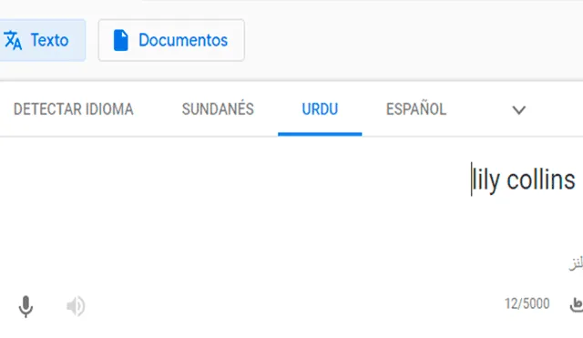 Google Translate: esto es lo que muestra el traductor al escribir  Lily Collins [FOTOS]
