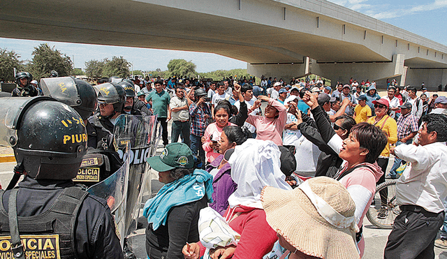 Protesta reconstruccion Piura