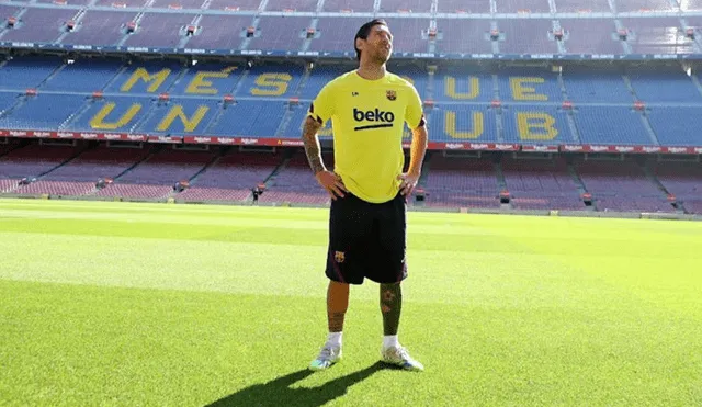 Lionel Messi regresa al gramado del Camp Nou. | Foto: EFE
