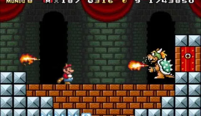 Usa este truco de Super Mario Bros 3 y Bowser dejará de lanzar fuego. Foto: Captura de YouTube