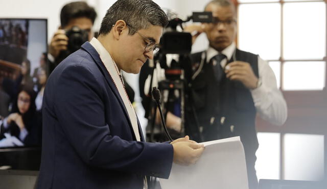 Fiscal Pérez reveló que Javier López de Romaña, cuñado de Sardón, fue uno de los "pitufos" que aportaron falsamente a la campaña de Keiko Fujimori. Foto: John Reyes / La República.