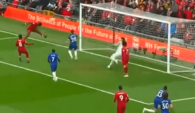 Liverpool vs Chelsea: soberbio cabezazo de Sadio Mané para el 1-0 en Anfield [VIDEO] 