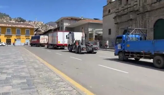 paro de transporte cajamarca