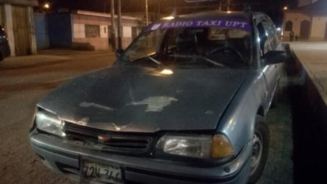 Anciana muere tras ser arrollada por taxi en Tacna