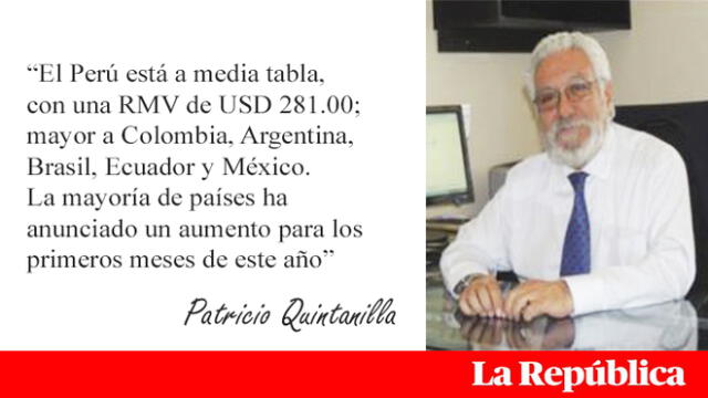 Economista Patricio Quintanilla.