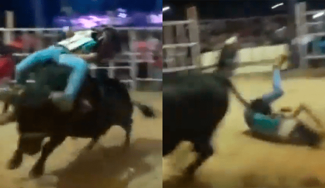 YouTube viral: Participó en rodeo de toros y terminó en el piso y atendida por paramédicos [VIDEO] 