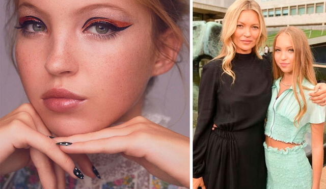 La hija de Kate Moss, Lila Grace Moss,  debutó  en las pasarelas de Miu Miu durante la Semana de la Moda de París. Crédito: fotocomposición JB | La República | Instagram lilamoss