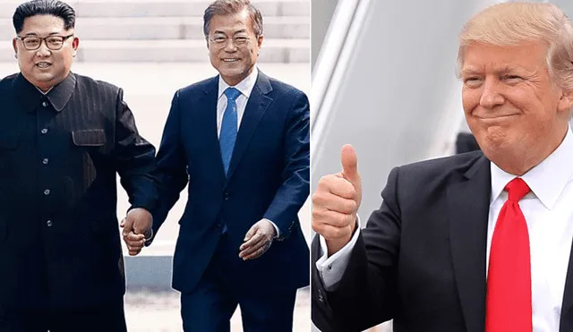 Donald Trump anuncia feliz la paz en Corea, pero no estaría convencido