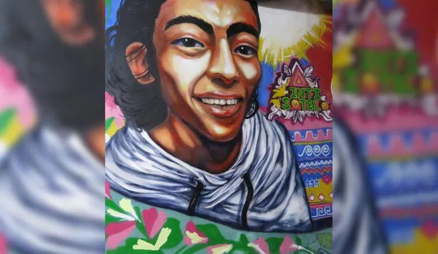 Parte del mural realizado en memoria de Inti Sotelo. Foto: difusión