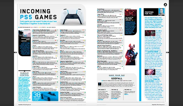 La lista de juegos que llegarían a PS5 muestra, en su gran mayoría, títulos que también llegarán a la Xbox Series X. Sony presentaría la consola este 3 de junio.