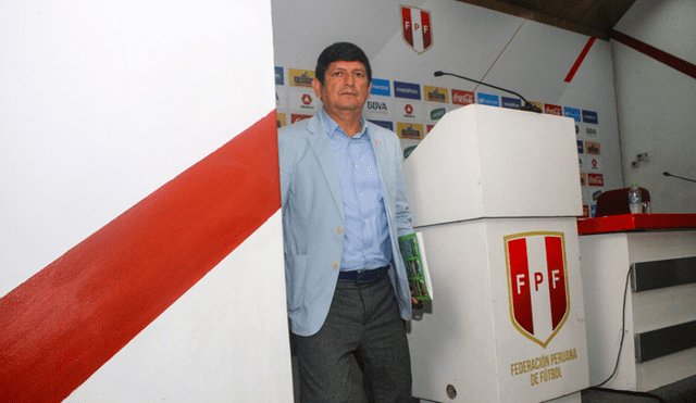 Presidente de la FPF sobre el fútbol peruano: "Organizaremos un congreso para reestructurar"