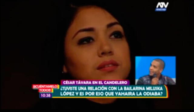 César Távara es captado besando a bailarina y su novia vio las imágenes en vivo [VIDEO]
