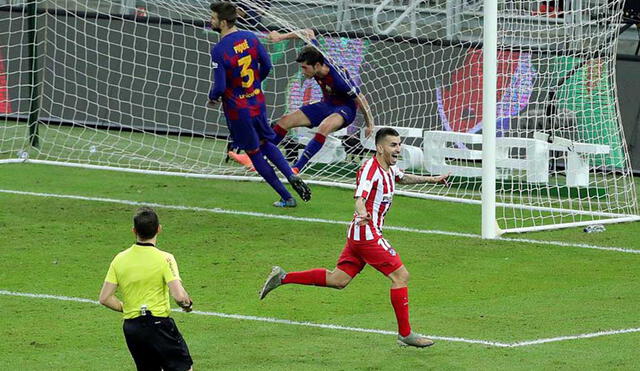 Ángel Correa liquida al Barcelona con un golazo a poco del final [VIDEO]
