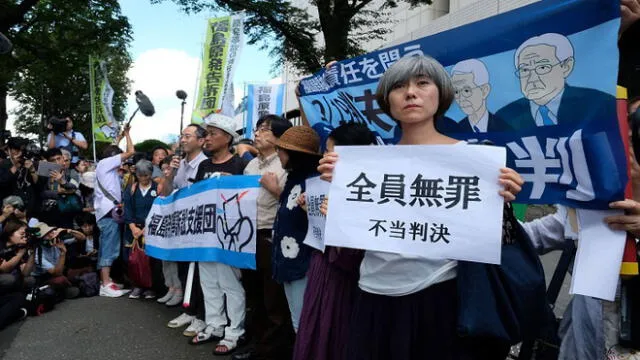Protesta frente al tribunal debido al fallo. Foto: AFP
