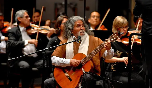 Manuelcha Prado  y Bareto con la Orquesta Sinfónica