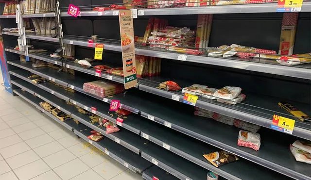 Supermercados presentas escasez de productos de primera necesidad ante avance de coronavirus