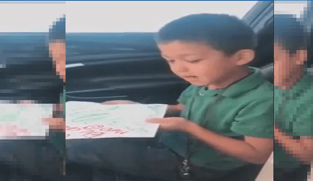 YouTube viral: captan la inesperada reacción de un niño al recibir como regalo una carta de su madre [VIDEO]