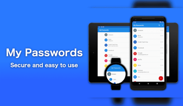 My Passwords tiene un modo gratuito con diferentes opciones para gestionar tus contraseñas. Foto: Google Play