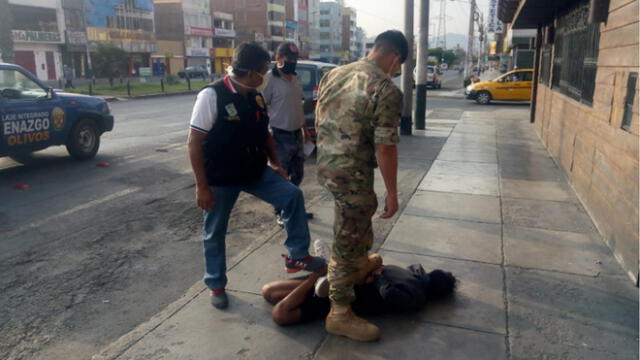 Hampón fue conducido hacia la comisaría de Laura Caller. (Foto: Policía)